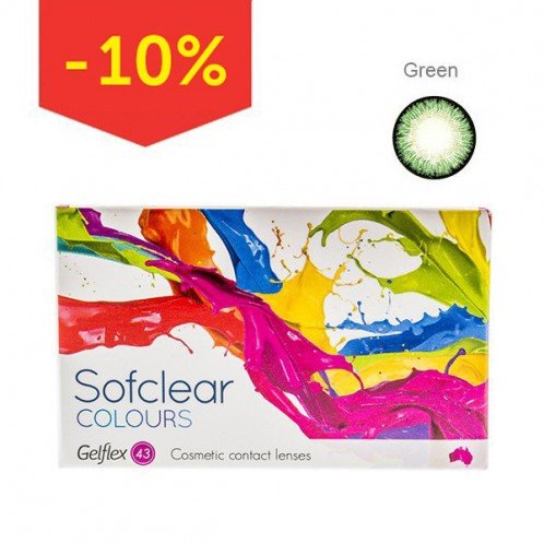 Sofclear Colours Green Diamond